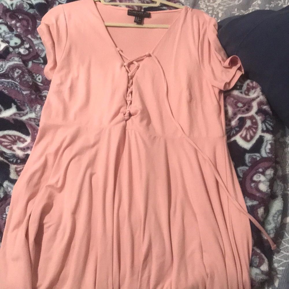 Forever 21 + Blush Pink Dress Size 1x